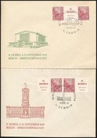 1959 DEBRIA Bélyegkiállítás 2 Db FDC - Sonstige & Ohne Zuordnung