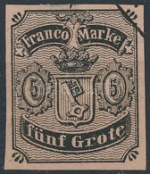 O 1856 Dienstmarken Mi 2 Dünn! (Mi EUR 400,-) - Altri & Non Classificati