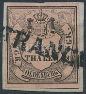 O 1852 Mi 3 (Mi EUR 100,-) - Sonstige & Ohne Zuordnung