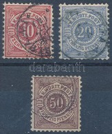 O 1875-1890 Mi 46, 47, 58 (Mi EUR 88,-) - Sonstige & Ohne Zuordnung