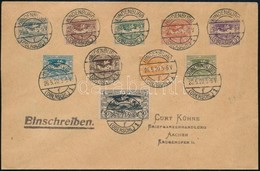 Oberschlesien 1920 Ajánlott Levél Aachenbe / Registered Cover To Germany - Altri & Non Classificati
