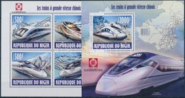 ** 2013 Kínai Gyors Vonatok Kisív + Blokk - Sonstige & Ohne Zuordnung