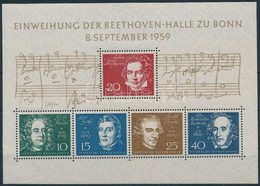** 1959 A Bonni Beethoven-csarnok Blokk Mi 2 - Altri & Non Classificati