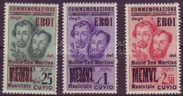 ** * 1945 Nemzeti Felszabadulási Bizottság, CUVIO Helyi Kiadás Sassone 4-6 / Local Issue CUVIO Sassone 4-6 - Other & Unclassified