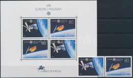 ** 1991 Europa Cept, Űrutazás Sor Mi 147-148 + Blokk 12 - Otros & Sin Clasificación