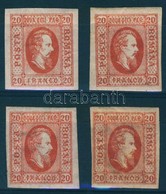 * 1865  4x Mi 13x - Altri & Non Classificati