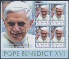 ** 2005 XVI. Benedek Pápa Kisív,
Pope Benedict XVI Minisheet
Mi 6232 - Otros & Sin Clasificación