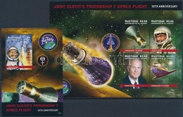 ** 2012 John Glenn, űrhajós Kisív Mi 242-245 + Blokk Mi 29 - Andere & Zonder Classificatie