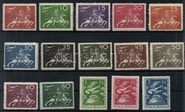 * 1924 100 éves Az UPU Sor Mi 159-173 - Other & Unclassified