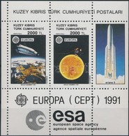 ** 1991 Europa Cept, Űrutazás Blokk Mi 9 - Sonstige & Ohne Zuordnung