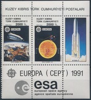 ** 1991 Űrkutatás Blokkból Kitépett ívsarki értékek Mi 303-304 - Autres & Non Classés