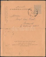 1900 Szíria 1900 Zárt Díjjegyes Levelezőlap Damaskuszból Magyarországra,
Syria 1900 Cover Card From Damas To Hungary - Sonstige & Ohne Zuordnung