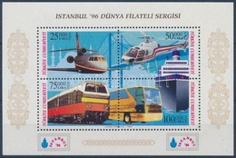 ** 1996 ISTANBUL Nemzetközi Bélyegkiállítás: Közlekedési Eszközök Blokk Mi 32 A - Other & Unclassified