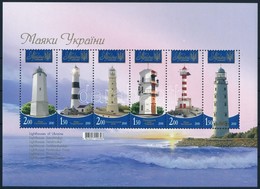** 2010 Világítótornyok Kisív,
Lighthouses Mini Sheet
Mi 1111-1116 - Other & Unclassified