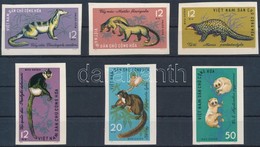 ** 1965 Vadvilág Vágott Sor,
Wildlife Imperforated Set
Mi 369-374 U - Autres & Non Classés