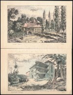 Zsille Győző (1925-): 3 Db üdülőket ábrázoló Rézkarc. 9x13 Cm - Andere & Zonder Classificatie