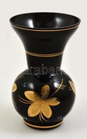 Festett üveg Váza. 16,5 Cm - Glas & Kristall