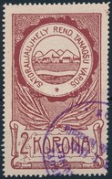 1904 Sátoraljaújhely Városi Illetékbélyeg Szürkésfehér Papíron (6.000) - Sin Clasificación