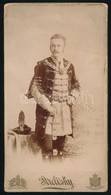 Procopius Béla (1868-1945) Numizmatikus Fotója Díszmagyarban. Strelisky Fotó 1896. - Autres & Non Classés