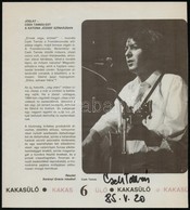 1985 Cseh Tamás (1943-2009) Zeneszerző, énekes, Előadóművész Aláírása Egy Róla Szóló újságkivágáson - Andere & Zonder Classificatie