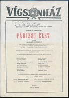 1981 Ruttkai Éva (1927-1986) Színésznő Aláírása A Vígszínház Egy Előadásának Nyomtatványán - Other & Unclassified