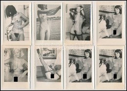 Cca 1930-1960 Erotikus és Pornográf Fotók és Negatívok, 12 Db, 6x9 Cm - Autres & Non Classés