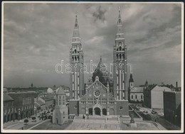 Cca 1936 Czvek Gyula: Szeged 3 Db Pecséttel Jelzett, Vintage Fotóművészeti Alkotás, 16x24 Cm - Andere & Zonder Classificatie