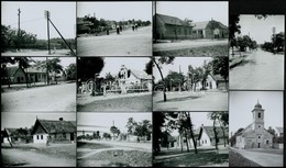 Rákoskeresztúr Főutcája 1930-ban 13 Db 7x10 Cm Fotó (későbbi Nagyítás) + 5 Szüreti Fotó - Andere & Zonder Classificatie