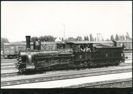 1993 Régi Mozdony Pályaudvaron, Fotó, 13×18 / Locomotive - Andere & Zonder Classificatie