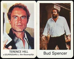 1982-1983  Bud Spencer, Terence Hill, Mokép, Kártyanaptár, 2 Db Egyforma - Publicités