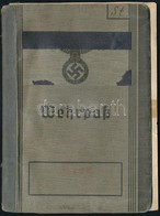 Cca 1940 Német Katonakönyv és Behívó  / Military Service Book - Andere & Zonder Classificatie