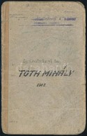 1940 Katonai Igazolványi Lap, Tüzér Részére, M. Kir. III. Honvéd Légvédelmi Tüzérosztály Pecséttel - Other & Unclassified