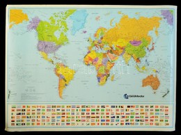 2000 Nagyméretű Világtérkép, 1:35000000, Geomedia, 120×86 Cm - Sonstige & Ohne Zuordnung