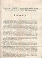 1861 Kolozs Vármegye Bizottmányának Levele Gr Teleki László Gyászhírével 3 Oldalon - Ohne Zuordnung