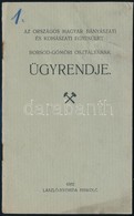 1907 Az Országos Magyar Bányászati és Kohászati Egyesület Borsod-Gömöri Osztályának ügyrendje, 16p. - Zonder Classificatie