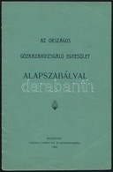 1909 Az Országos Gőzkazánvizsgáló Egyesület Alapszabályai 16p. - Non Classificati