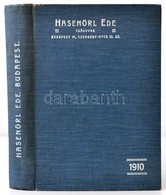 1910 Hasenörl Ede Csődvar Képes áruminta-katalógusa. I. Rész: Mindennemü Kovácsolt, öntöttvas Nyomó-, Lefolyó-, Drainage - Non Classificati