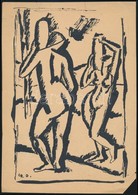 1911. 'Nyolcak' Kiállítási Katalógusából  (A Nyolcak Második Kiállításának Katalógusa) 2 Db Grafika Reprodukciója: Czigá - Unclassified