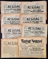 1914-1939 Vegyes Folyóirat Tétel, Közte:
1914-1918 Bp., Az Ujság Folyóirat, 7 Száma, 6 Db 1914-essel. Bennük A Világhábo - Unclassified