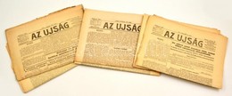 1917-1921 Az Újság C. újság 6 Db Száma A Történelmi Eseményekkel - Unclassified