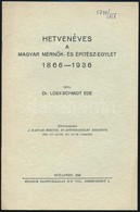 1936 Hetvenéves A Magyar Mérnök és Építészegylet. 8p. - Zonder Classificatie