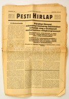1938 A Pesti Hírlap Az Eucharisztikus Kongresszus Megnyitásáról Tudósító Száma - Unclassified