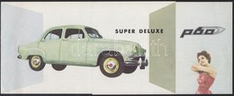 Cca 1950-1960 SIMCA Aronde P60 Deluxe és Super Deluxe Gépkocsik Magyar Nyelvű Prospektusa - Zonder Classificatie