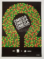 1984 Omega Omega Omega, A Zenekarról Készült Koncertfilm Plakátja, Rendezte: Jancsó Miklós, 56x40 Cm - Andere & Zonder Classificatie