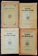 Közelmények Szepes Vármegye Múltjából. Szerk.: Dr. Förster Jenő. VII. évf. 1., 2-4. Sz., X. évf. 2-4. Sz. Lőcse, 1915-19 - Non Classés