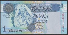 Libya 1 Dinar 2004 P68b UNC - Libië