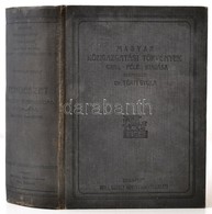 Vásárhelyi Gyula: Rendészet. Bp., 1911, Grill, LV+1188 P. Kiadói Egészvászon-kötés, Kissé Kopott Borítóval, 237/238. Old - Non Classés