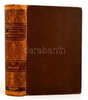 1888-1895 évi Törvényczikkek. (Magyar Törvénytár. Corpus Juris Hungarici). Bp., 1912 Franklin. Félbőr Kötésben - Non Classificati