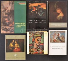 Vegyes Idegen Nyelvű Művészeti Könyvtétel, 6 Db: 
Gemäldegalerie Dresden Alte Meister. Dresden, 1968, Generaldirektion D - Zonder Classificatie