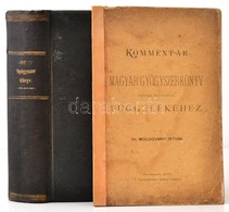 Magyar Gyógyszerkönyv. Pharmacopoea Hungarica. Második Kiadás. Bp., 1888, Athenaeum. Kiadói Egészvászon Kötés, Sérült La - Zonder Classificatie